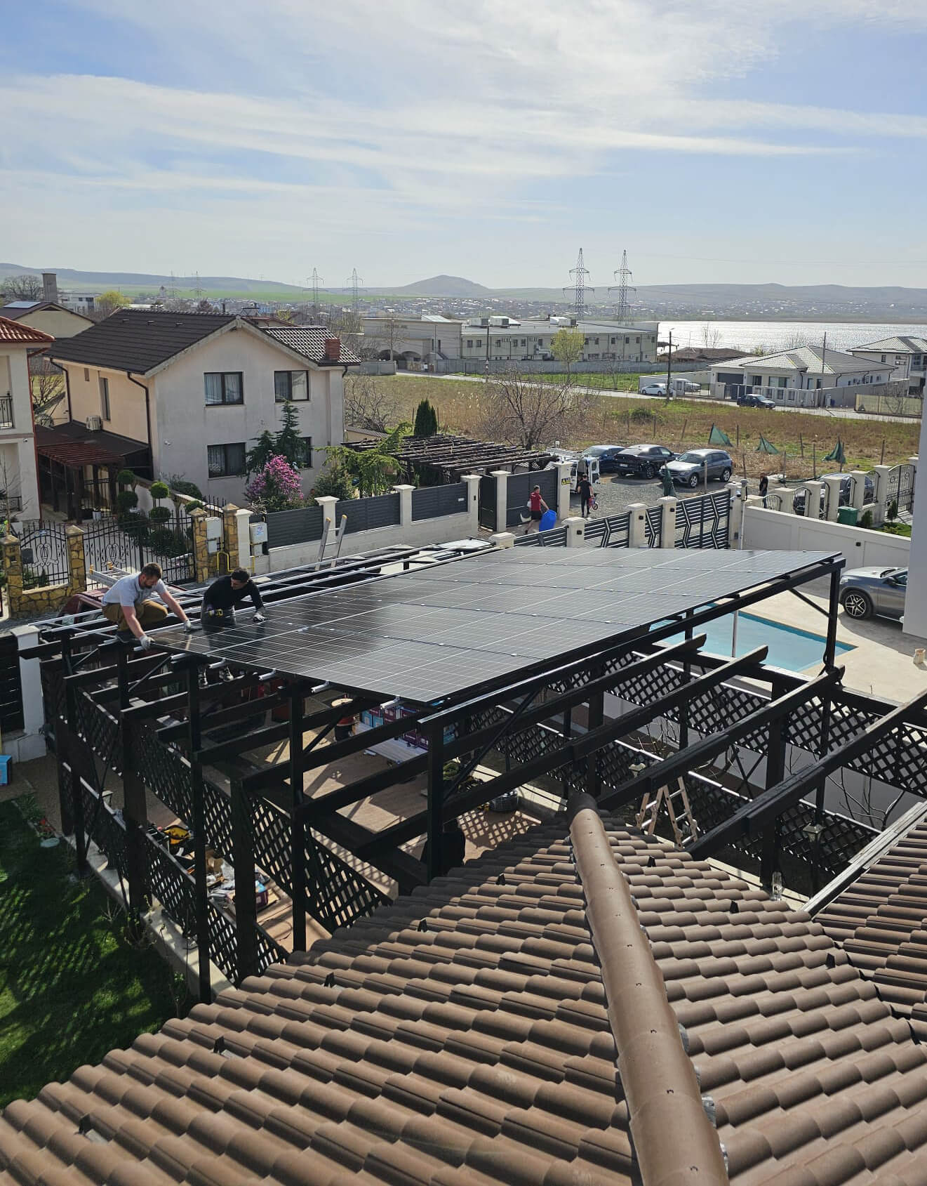 instalare sistem fotovoltaic garaj bse